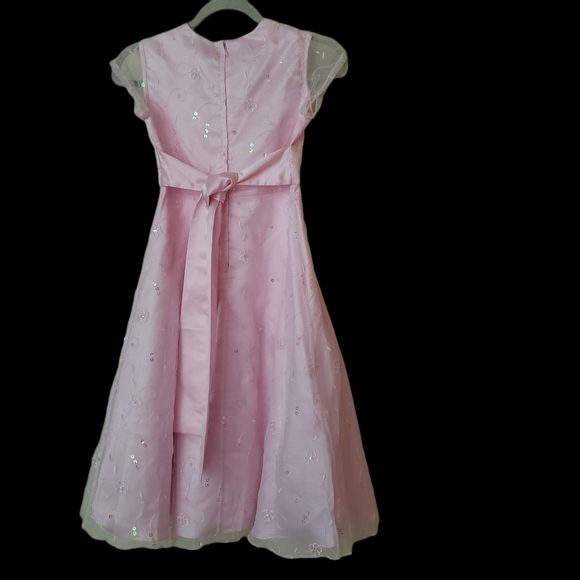 Bonnie Jean Pink Dress in size 10 - Picture 2 of 5